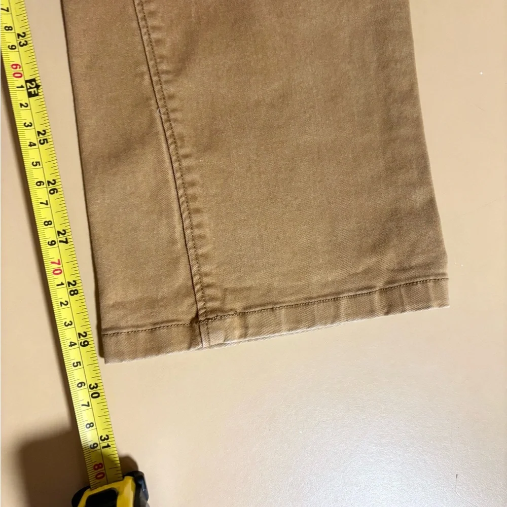 Men’s Tan Flat Front Chinos Hawkings McGill Size 34x32
